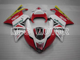 Carénage ABS Aprilia RSV 1000 R 2004-2009 - Alitalia - Blanc Rouge - MFS4328